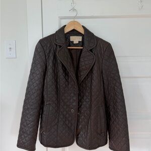 Michael Kors Quilted Brown Jacket
